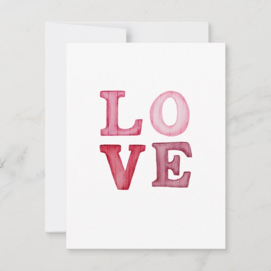Love Valentijnsdag Card Feestdagenkaart (Voorkant)