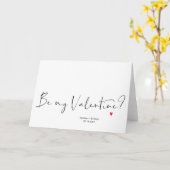 Love Valentijnsdag Card voor Boyvriend Vriendin Kaart (Gele Bloem)