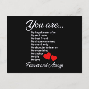 Love Valentijnsdag Couples Heart Funny Gift Idea Briefkaart