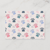 LOVE Valentijnsdag Custom Pet Dog Photo Classroom Notitiekaartje (Achterkant)