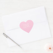 Love Valentijnsdag Hart Sticker (Envelop)