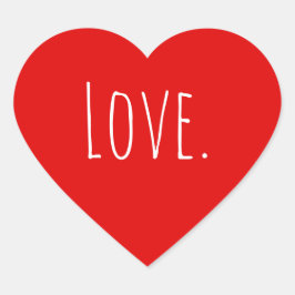 Love Valentijnsdag Heart Sticker