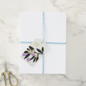 Love Valentijnsdag Hearts Branch Flowers Vakantie Cadeaulabel (Met Touw)