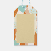 Love Valentijnsdag Hearts Branches Flowers Sinaasa Cadeaulabel (Achterkant)