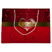 Love Valentijnsdag Large Cadeautasje (Voorkant)