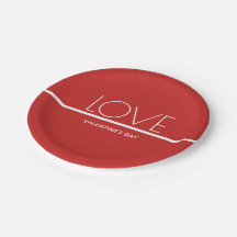 Love Valentijnsdag | Papieren Bordjes