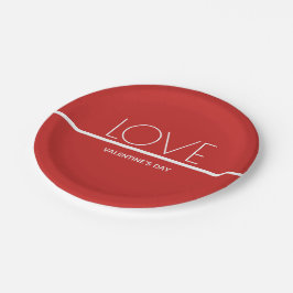 Love Valentijnsdag | Papieren Bordjes