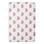 Love Valentijnsdag Red Heart Sketch Badmat (Voorkant Verticaal)