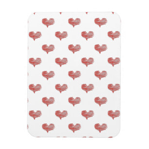Love Valentijnsdag Red Heart Sketch Magneet