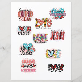 Love Valentijnsdag Romantic Scrapbook Elements