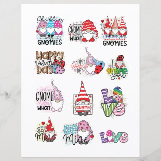 Love Valentijnsdag Romantic Scrapbook Elements (Voorkant)