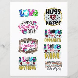 Love Valentijnsdag Romantic Scrapbook Elements