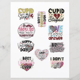 Love Valentijnsdag Romantic Scrapbook Elements