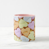 "Love" Valentijnse Snoep Heart Coffee Cup Mok (Midden)