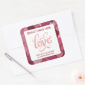 Love Valentine’s Day Candle Label (Envelop)
