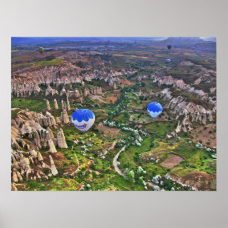 Love Valley Canyon in Cappadocia Poster