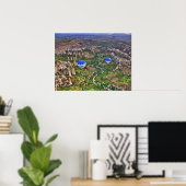 Love Valley Canyon in Cappadocia Poster (Thuiskantoor)