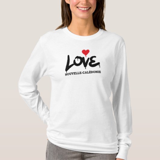 Love van Nieuw-Caledonië T-shirt (Voorkant)