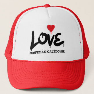 Love van Nieuw-Caledonië Trucker Pet