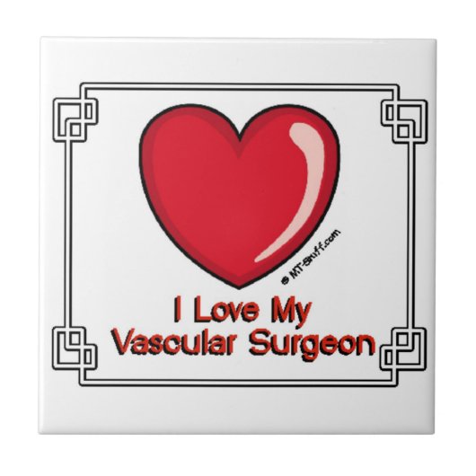 Love Vascular Surgeon Tegeltje (Voorkant)