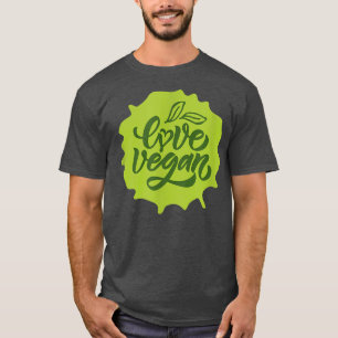 Love Vegan Love Vegan Veggie No Meat Organic T-shirt