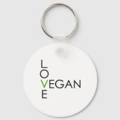 Love Vegan Sleutelhanger (Voorkant)