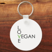 Love Vegan Sleutelhanger (Voorkant)