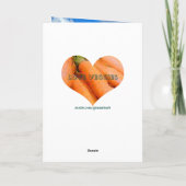 Love Veggies Wenskaart Kaart (Achterkant)