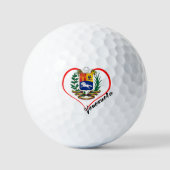 Love Venezuela Golf Balls, Venezolaanse vlag, hart Golfballen (Voorkant)