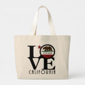 LOVE Ventura California Grote Tote Bag (Achterkant)