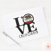 LOVE Ventura California Vierkante Sticker (Envelop)