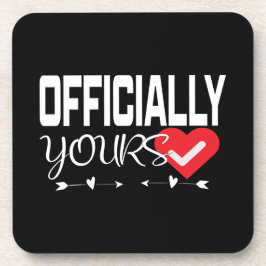 Love Verified Heart Checkmar Bier Onderzetter