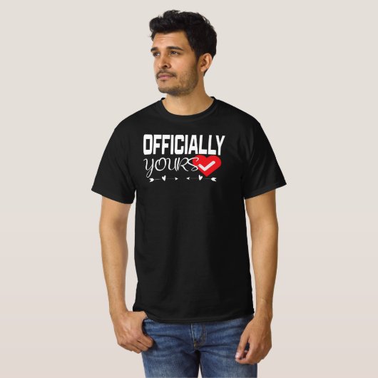 Love Verified Heart Checkmark  T-shirt (Voorkant volledig)
