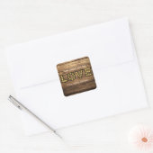 LOVE Verlichte Letters Rustiek Land Sticker Favor (Envelop)