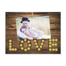 LOVE Verlichte Rustieke Bord Foto Sla Datum Ansich