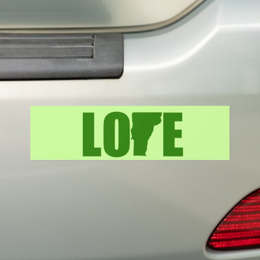 Love Vermont Bumpersticker (Op auto)