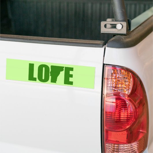Love Vermont Bumpersticker (Op Truck)