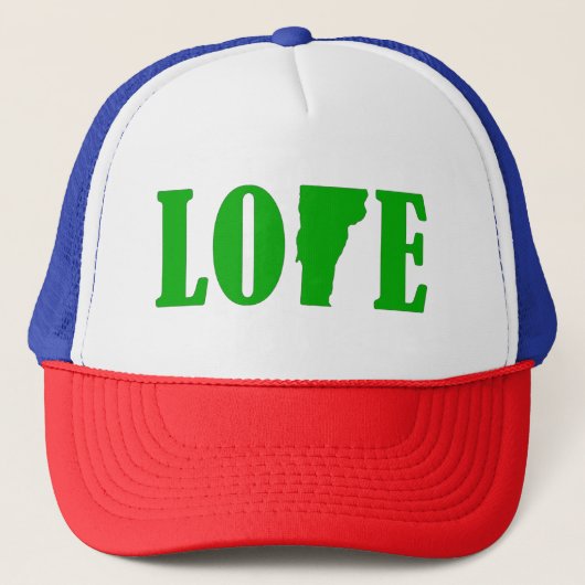 Love Vermont Trucker Hat Pet (Voorkant)