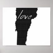 Love Vermont Wall Poster (Voorkant)
