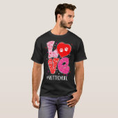 Love Vet Tech Life Cute Animals Veterinary Valenti T-shirt (Voorkant volledig)