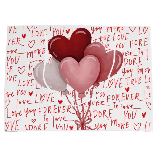 Love Vibes Large Gift Bag Groot Cadeauzakje (Voorkant)