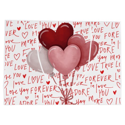 Love Vibes Large Gift Bag Groot Cadeauzakje (Achterkant)