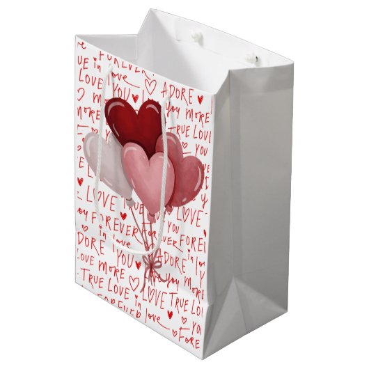Love Vibes Medium Gift Bag Cadeauzakje (Voorkant Gekanteld)