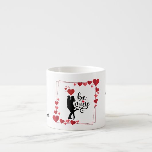 Love Vibes Personalized Espresso Mug Espresso Kop (Voorkant)
