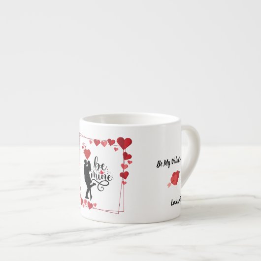 Love Vibes Personalized Espresso Mug Espresso Kop (Voorkant rechts)