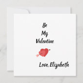 Love Vibes Personalized Flat Card Kaart (Achterkant)