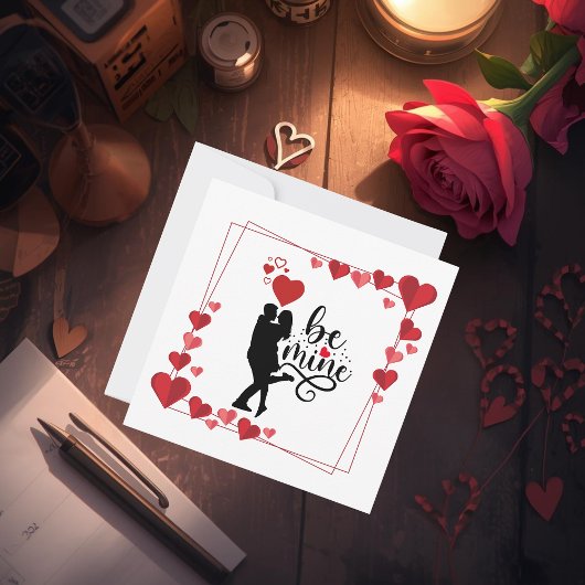 Love Vibes Personalized Flat Card Kaart