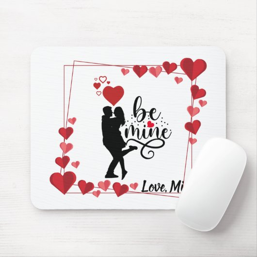 Love Vibes Personalized Mousepad Muismat (Met muis)