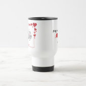 Love Vibes Personalized Travel Mug Reisbeker (Center)