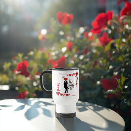 Love Vibes Personalized Travel Mug Reisbeker